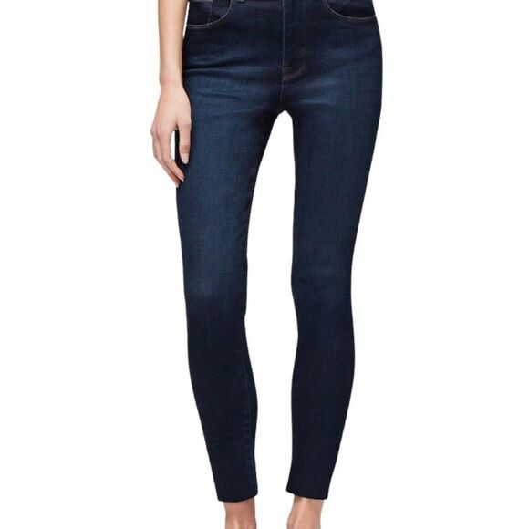 Frame Denim Le High Skinny Jeans Samira Dark Wash Super Stretch Ladies US Sz 26 - Picture 6 of 8
